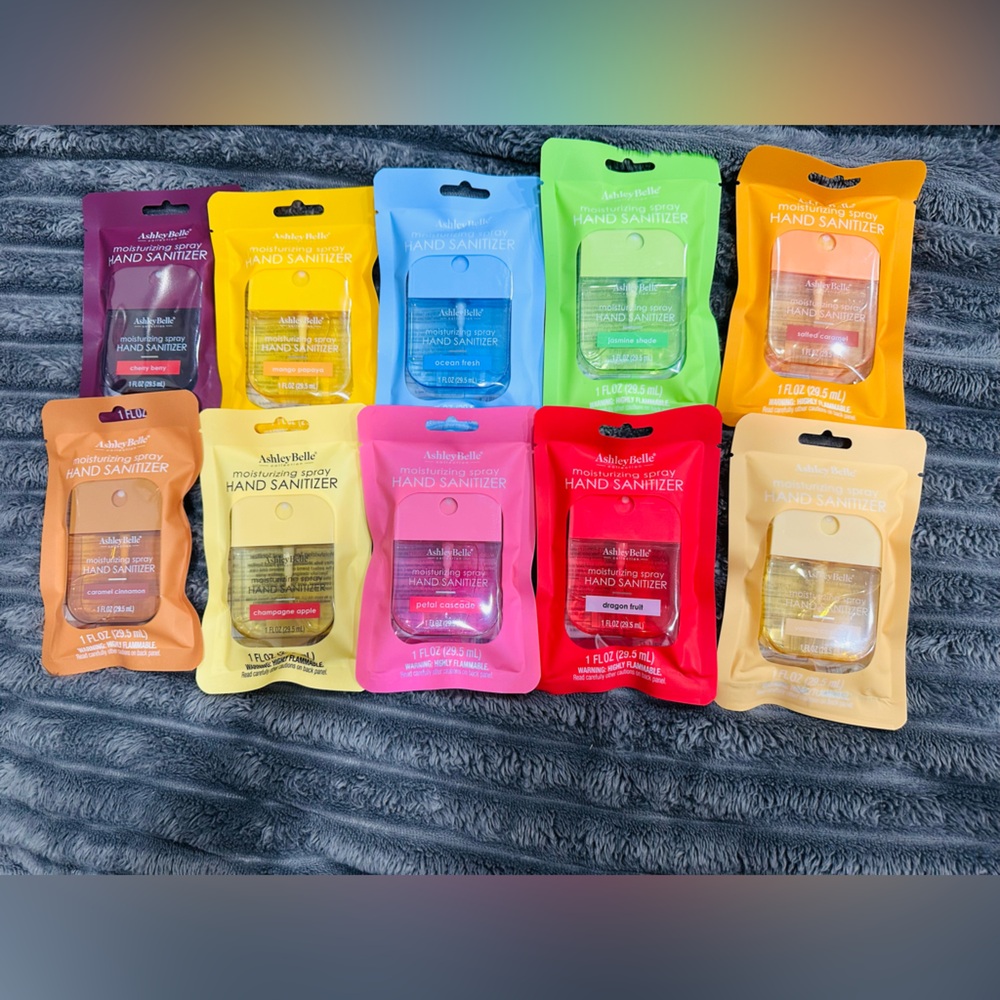 Variety Pack of Ashley Belle Hand Sanitizers set of 10